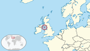 Karte Europa mit Isle of Man