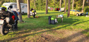 Campingplatz abräumen