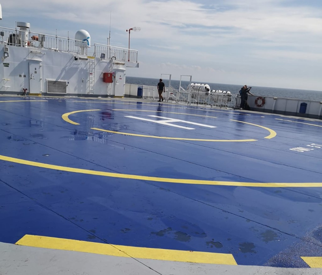 Klaipeda angekommen.